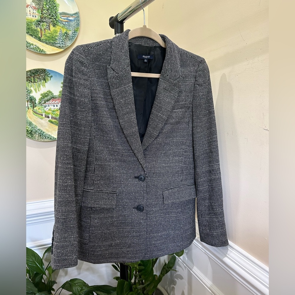 Madewell Shepherd Check Blazer